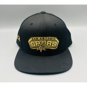 Mitchell & Ness San Antonio Spurs Hat "Jackson" Black Gold Snapback Cap